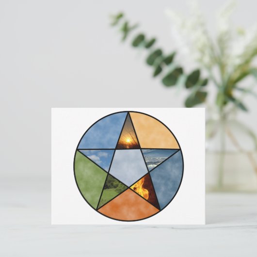 Pentacle Briefkaart (Staand voorkant)