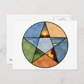 Pentacle Briefkaart (Voorkant / Achterkant)