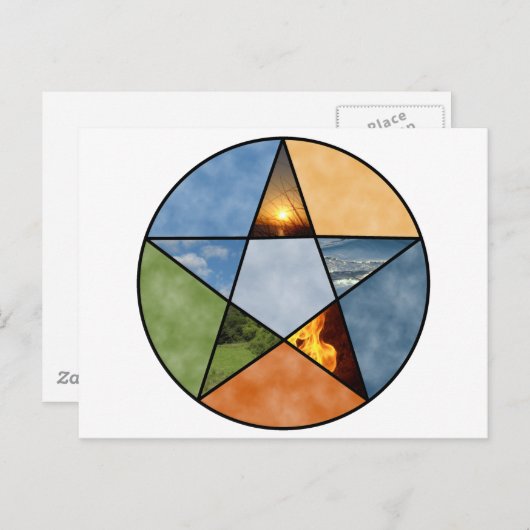 Pentacle Briefkaart (Voorkant / Achterkant)