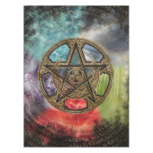 Pentacle Elemental Triskelion Moon Ornament Tafelkleed (Voorkant)