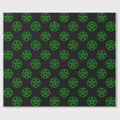 Pentacle Gift Wrapping Paper by Cheeky Witch Cadeaupapier (Vlak)