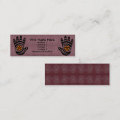 Pentacle-handenprofielkaart Mini Visitekaartje (Voorkant / Achterkant)