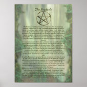 Pentacle in het Poster van de Informatie van het H (Voorkant)
