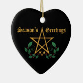 Pentacle Keramisch Ornament (Rechts)