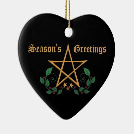Pentacle Keramisch Ornament (Rechts)