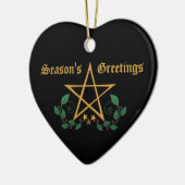 Pentacle Keramisch Ornament (Links)