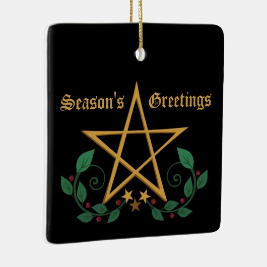 Pentacle Keramisch Ornament (Rechts)