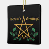 Pentacle Keramisch Ornament (Links)