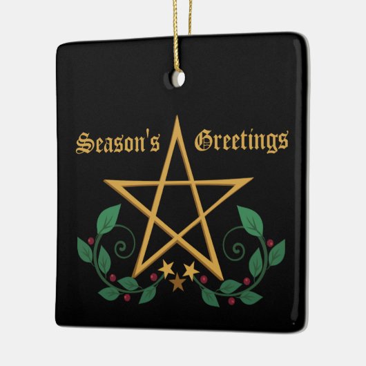 Pentacle Keramisch Ornament (Links)