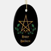 Pentacle Keramisch Ornament (Rechts)