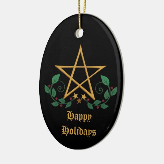 Pentacle Keramisch Ornament (Links)