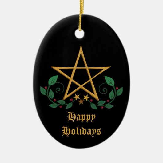 Pentacle Keramisch Ornament (Voorkant)