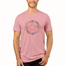 Pentacle krans - pastelroze