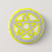 Pentacle of Air Ronde Button 5,7 Cm (Voorkant)