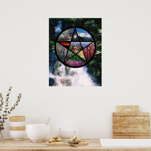 Pentacle poster Small stream (Keuken)