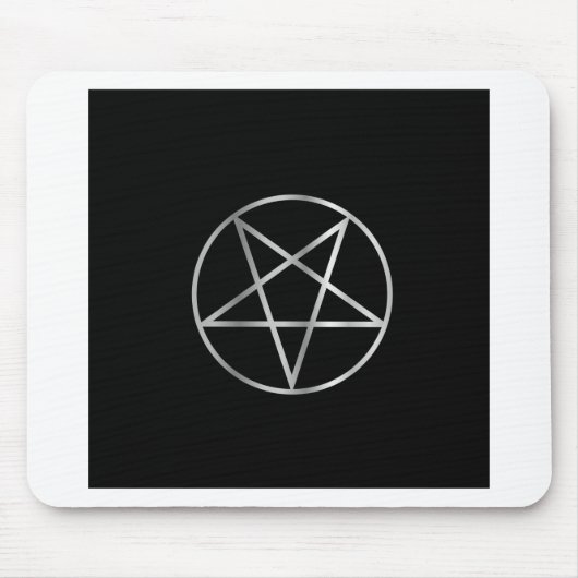 Pentacle - Religieus symbool voor satanisme Muismat (Voorkant)