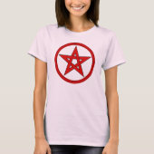 Pentacle rood en zwart t-shirt (Voorkant)