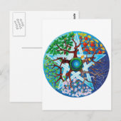 pentacle-seizoenen briefkaart (Voorkant / Achterkant)