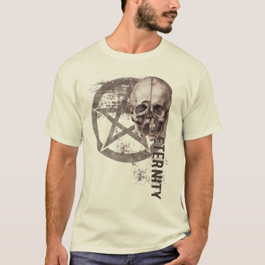 Pentacle Skull T-shirt (Voorkant)