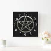 Pentacle Square Clock Vierkante Klok (Huis)