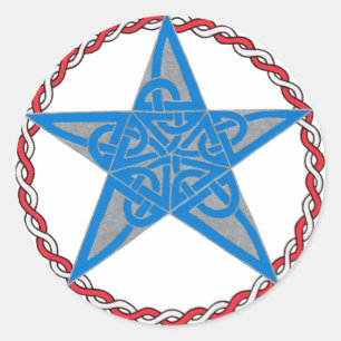 Pentacle-stickers Ronde Sticker