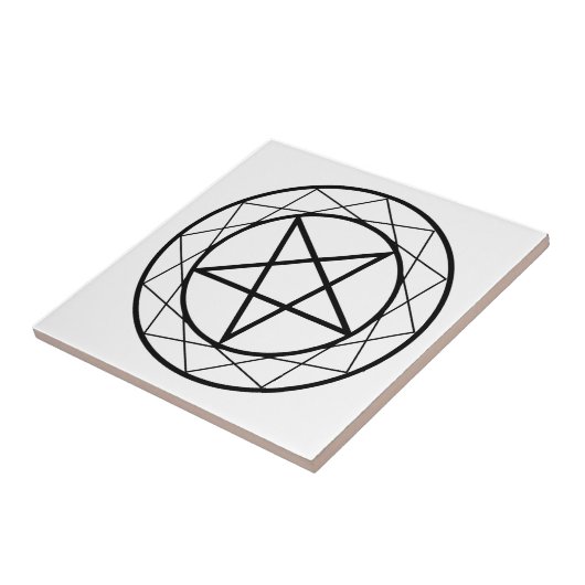 Pentacle Tegeltje (Zijkant)