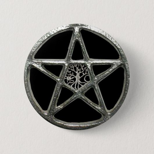 Pentacle Tree of Life Button (Voorkant)