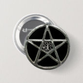 Pentacle Tree of Life Button (Voorkant /achterkant)