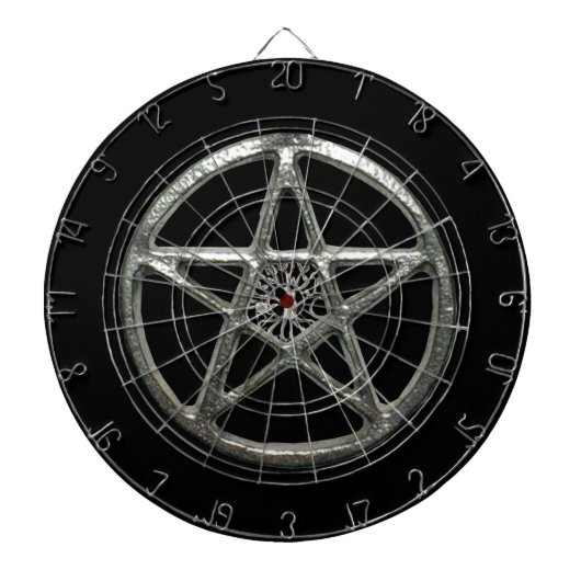 Pentacle Tree of Life Dart Board Dartbord (Voorkant)