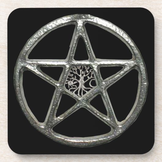Pentacle Tree of Life Onderzetters (Voorkant)