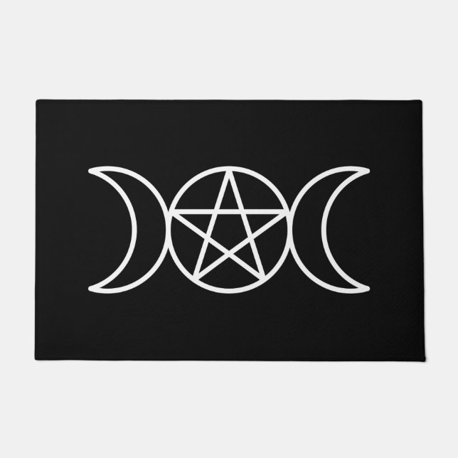 Pentacle Triple Moon Godin Deurmat (Voorkant)