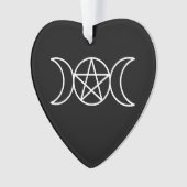 Pentacle Triple Moon Godin Ornament (voorkant)