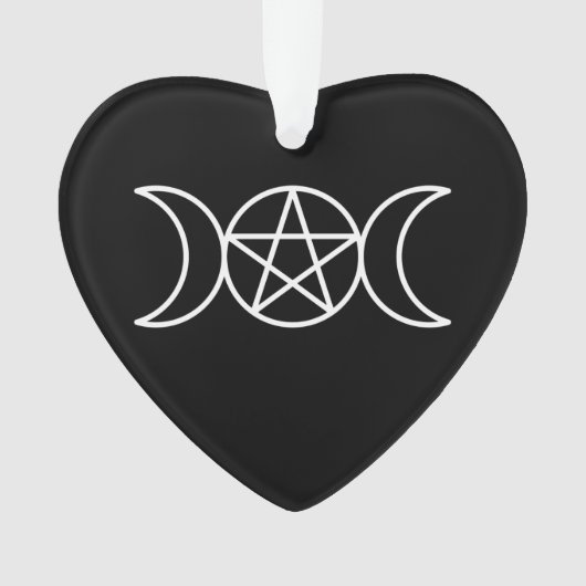 Pentacle Triple Moon Godin Ornament (voorkant)