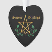 Pentacle Witchy Wicca Ornament (voorkant)