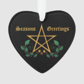 Pentacle Witchy Wicca Ornament (voorkant)