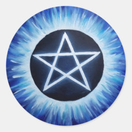 Pentacles4Pagans Ronde Sticker