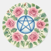 Pentacles4Pagans Ronde Sticker (Voorkant)