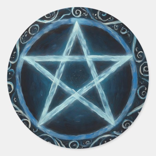 Pentacles4Pagans Ronde Sticker (Voorkant)