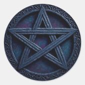 Pentacles4Pagans Ronde Sticker (Voorkant)
