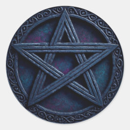 Pentacles4Pagans Ronde Sticker