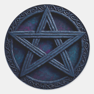 Pentacles4Pagans Ronde Sticker