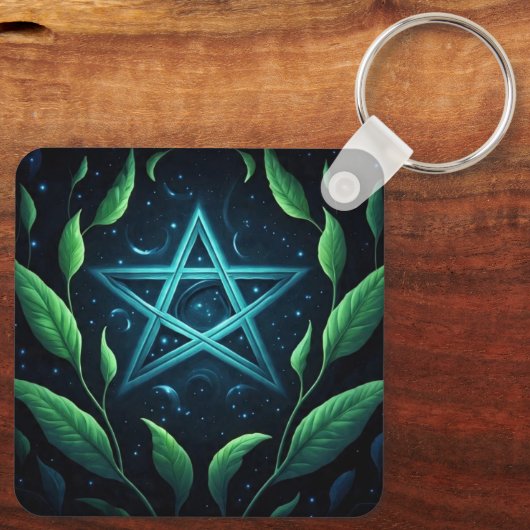 Pentacles4Pagans Sleutelhanger (Achterkant)
