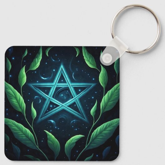 Pentacles4Pagans Sleutelhanger (Achterkant)