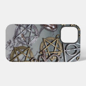 Pentacles op dendritische opaal iPhone hoesje (Achterkant horizontaal)