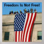 Pentagon 9 11 Vlag Poster (Voorkant)