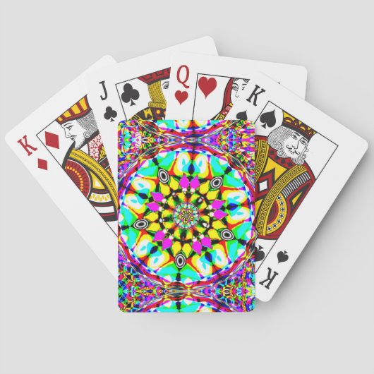 Pentagon-caleidoscoop Pokerkaarten (Achterkant)