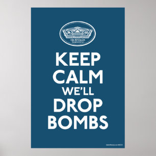 Pentagon Keep Calm Anti War Poster