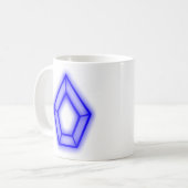 Pentagon Kpop Logo (blauw) Koffiemok (Voorkant links)