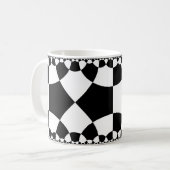 Pentagons vierkant af! koffiemok (Voorkant links)