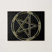 Pentagram Aarde, lucht en vuur Legpuzzel (Horizontaal)